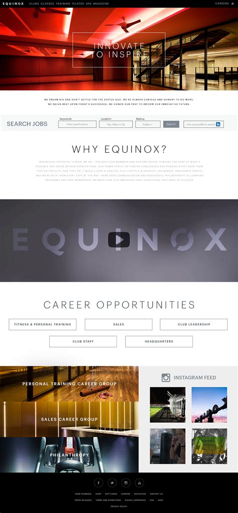 <strong>Equinox</strong> Group is a high growth collective of the world's most influential, experiential, and differentiated lifestyle brands. . Equinox hiring